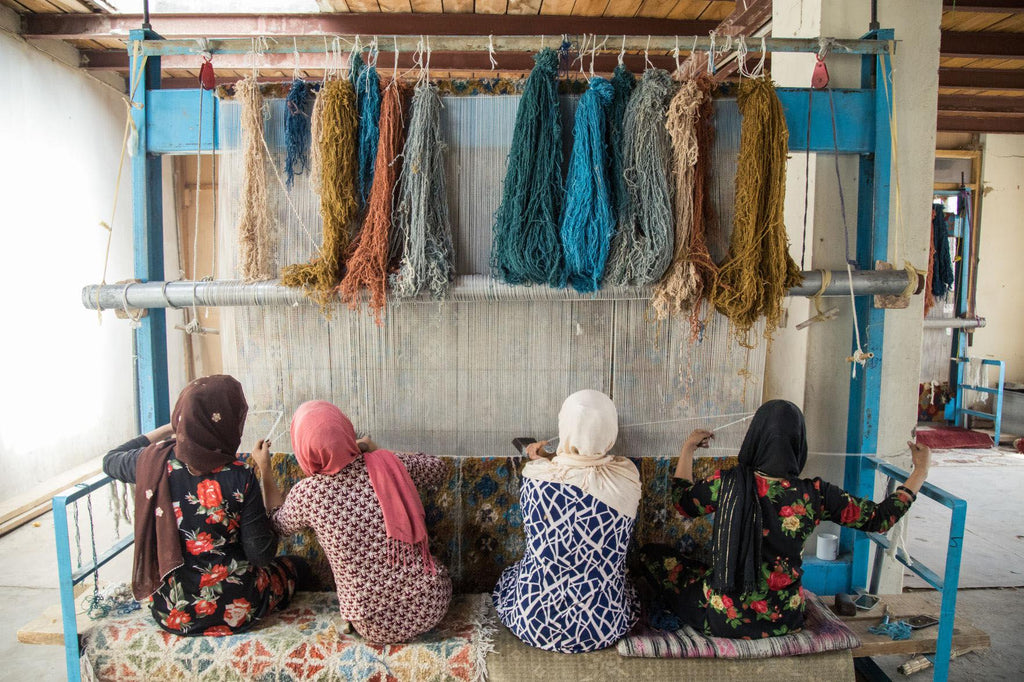The Art of Handmade Afghan Rugs: A Tapestry of Tradition and Empowerment