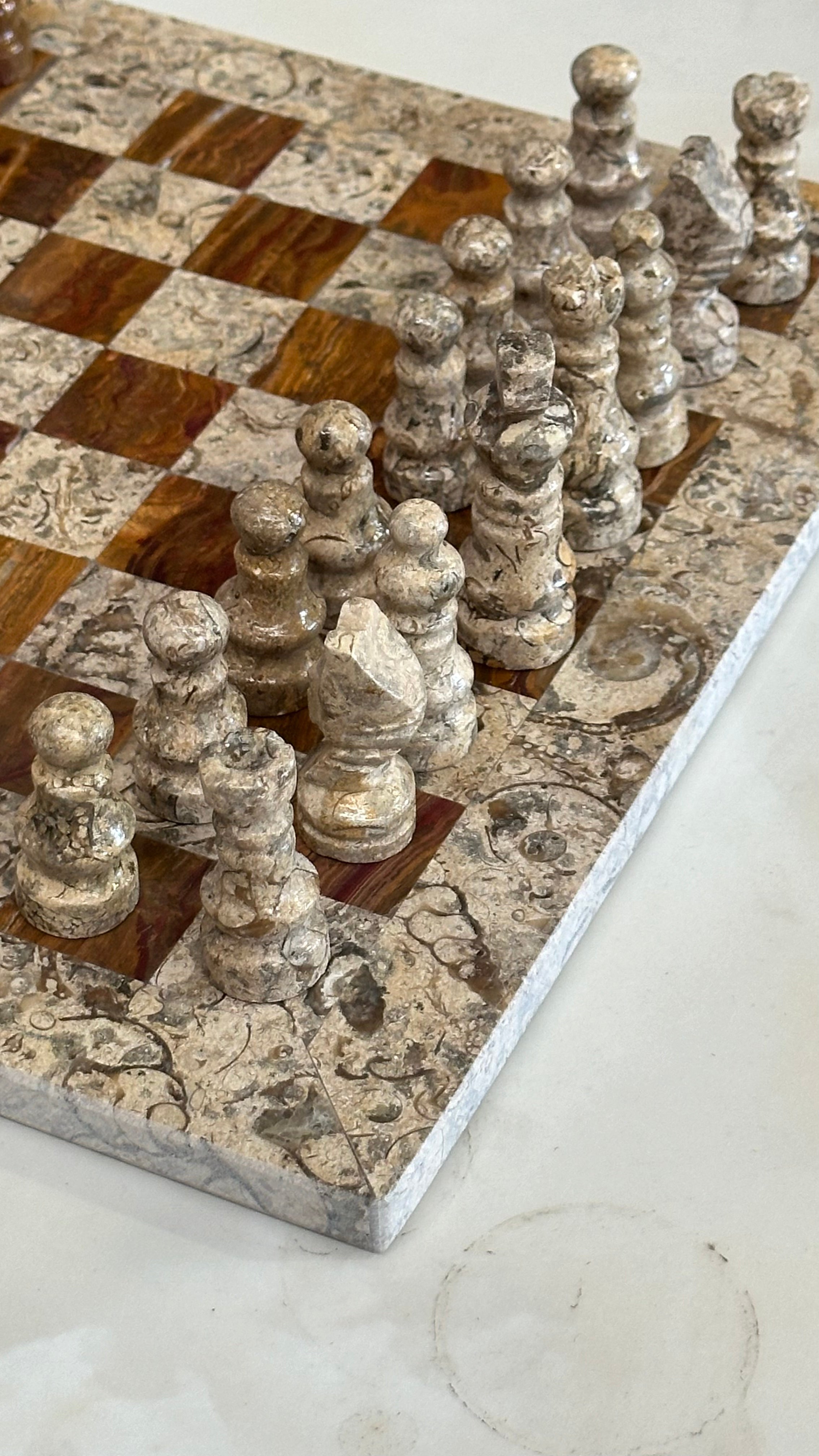 Afghan Marble Chess Sets