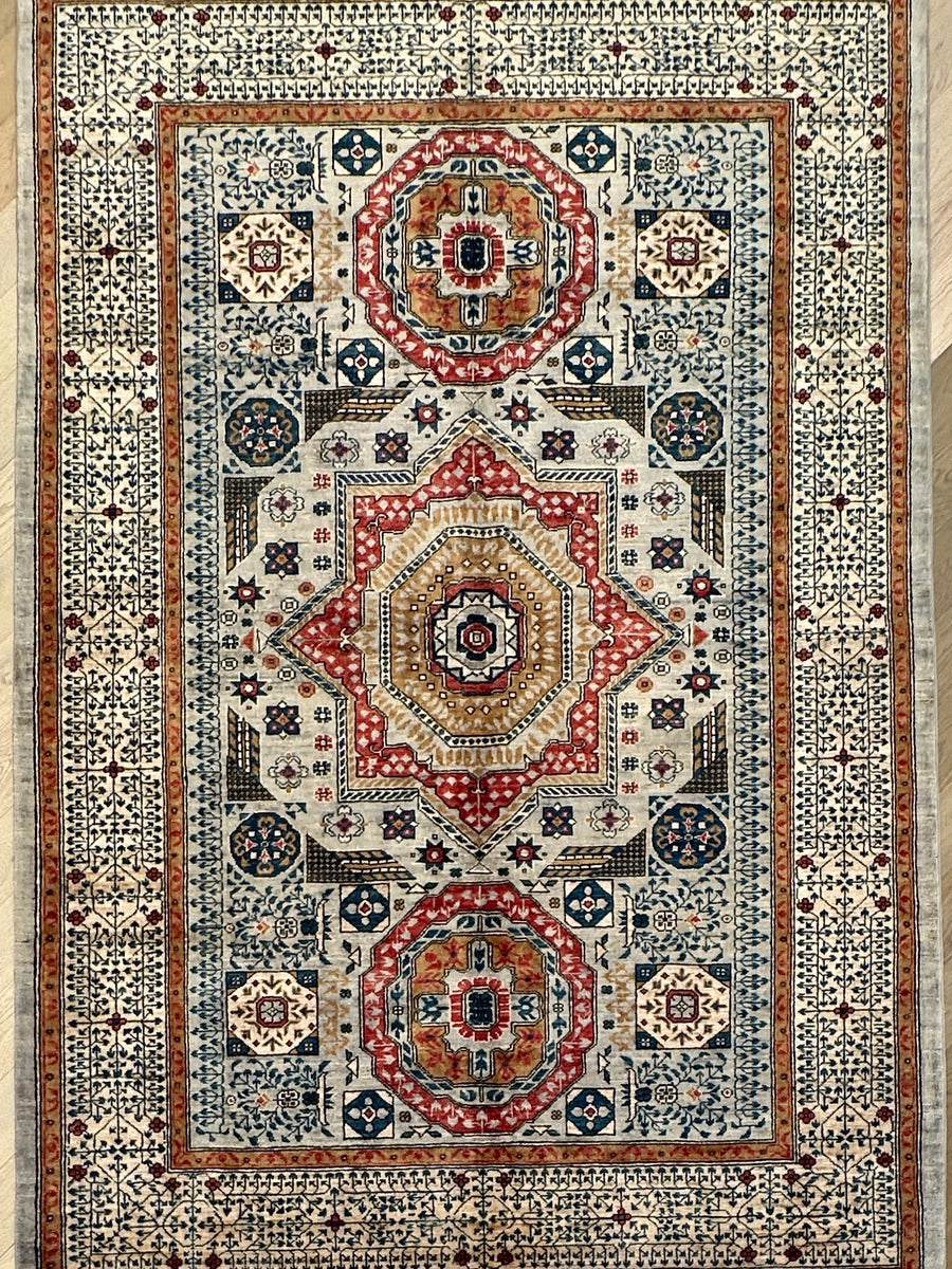 Afghan handmade rug,Chobi . Size: 286x187 cm