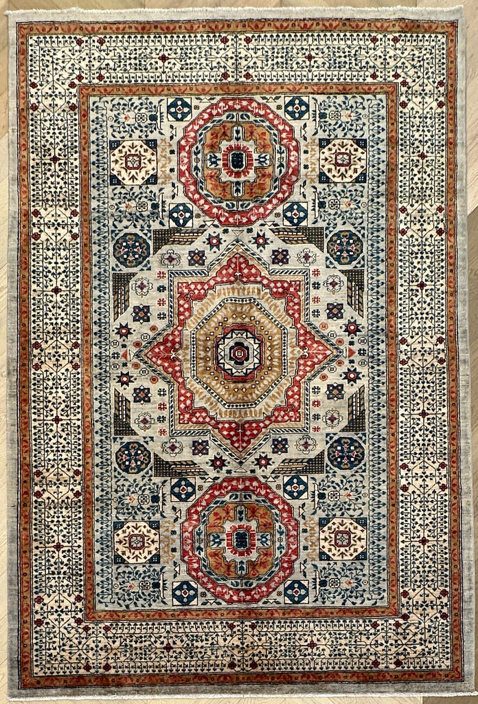 Afghan handmade rug,Chobi . Size: 286x187 cm