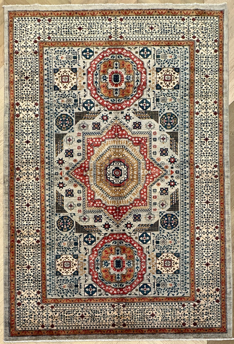 Afghan handmade rug,Chobi . Size: 286x187 cm