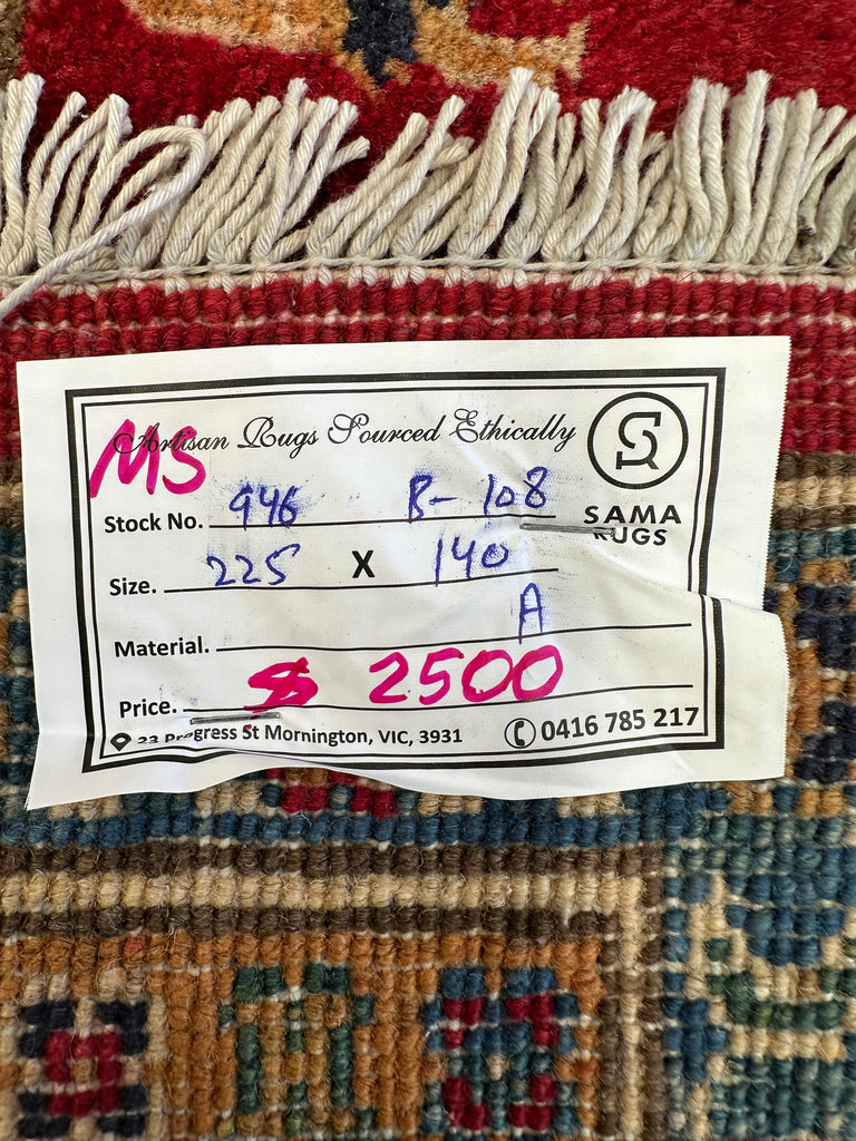 Kazak handmade rug 225x140 cm