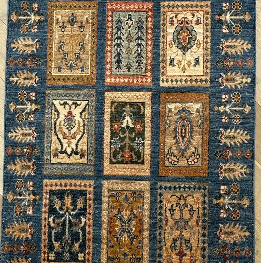 Afghan handmade Chobi runner 282x79 cm