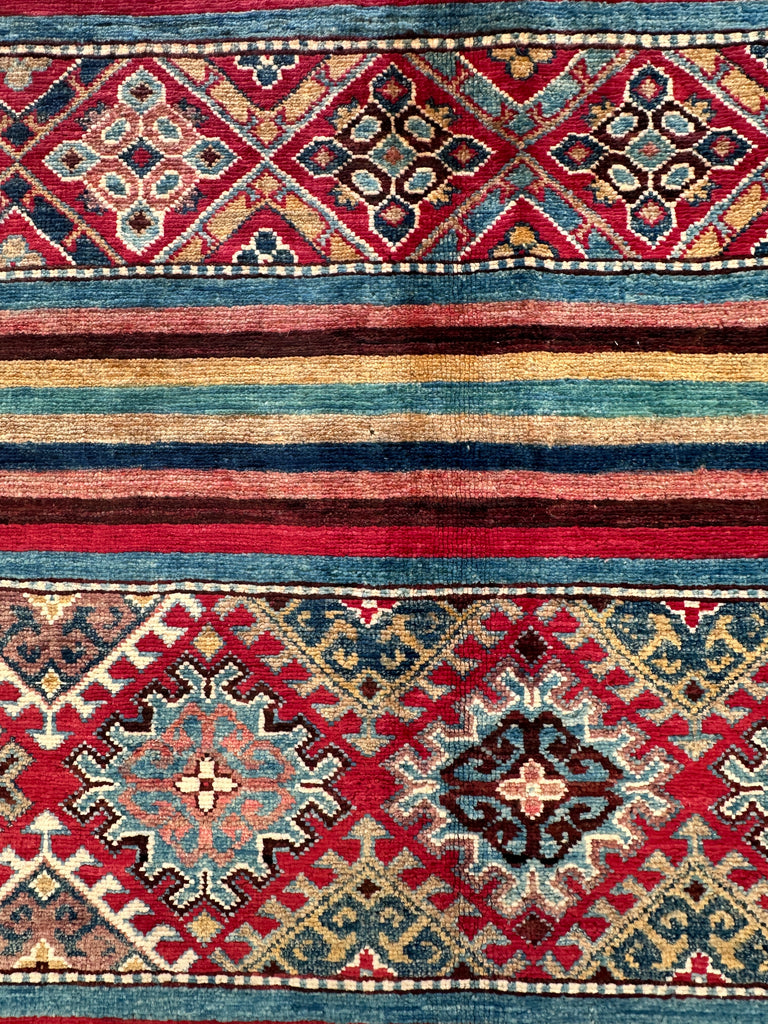 Afghan handmade rug,Chobi . Size: 252x178 cm