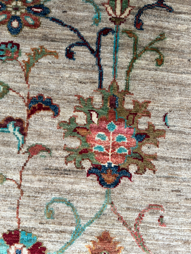 Afghan handmade rug,Chobi . Size: 184x152 cm