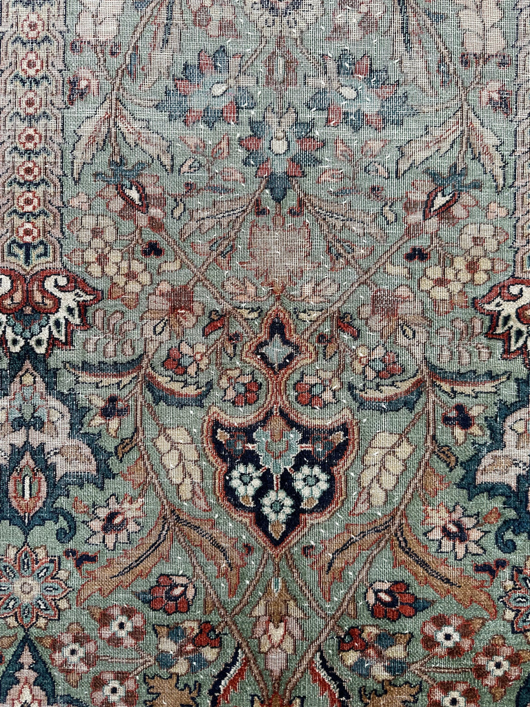 Vintage Turkish handmade rug 185x123 cm