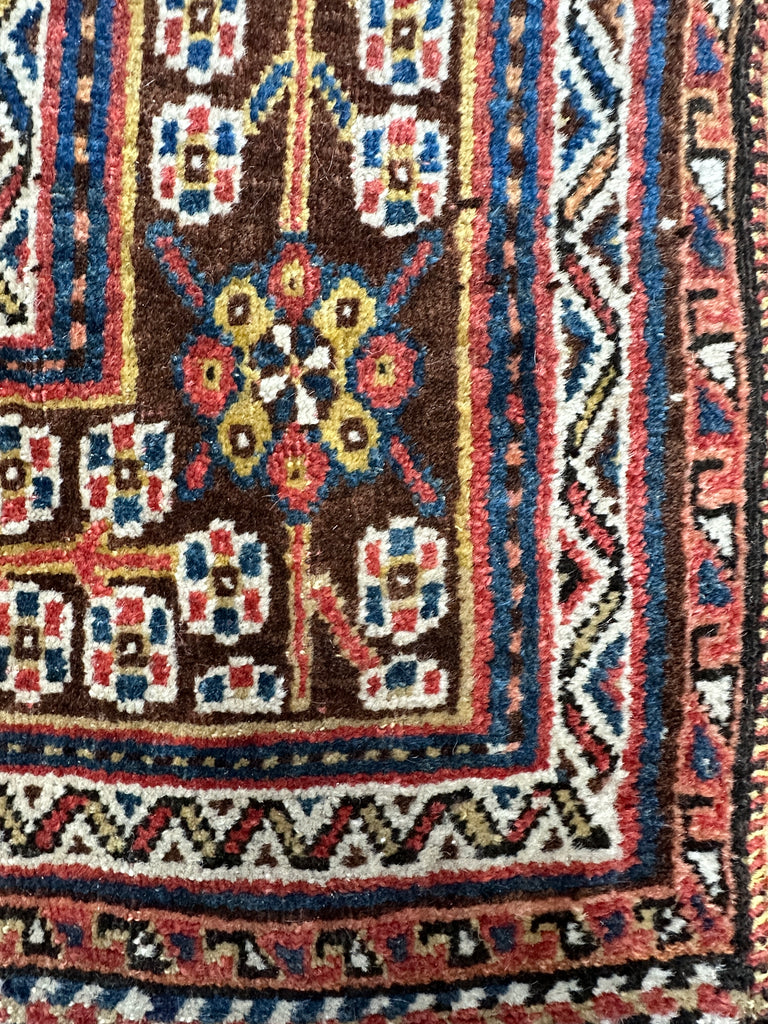 Rare vintage handmade rug 278x165 cmk