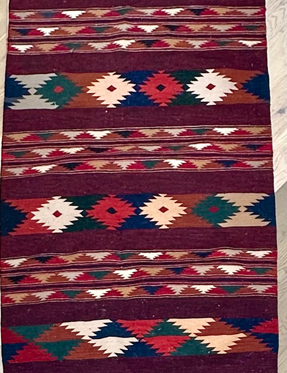 Handmade Herati Sumak Runner| 312x85 cm