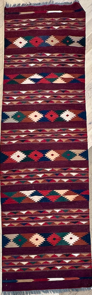 Handmade Herati Sumak Runner| 312x85 cm