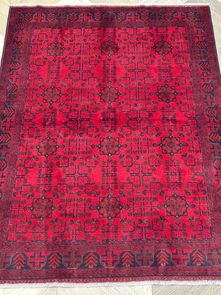 Afghan elephant foot rug 228x169  cm