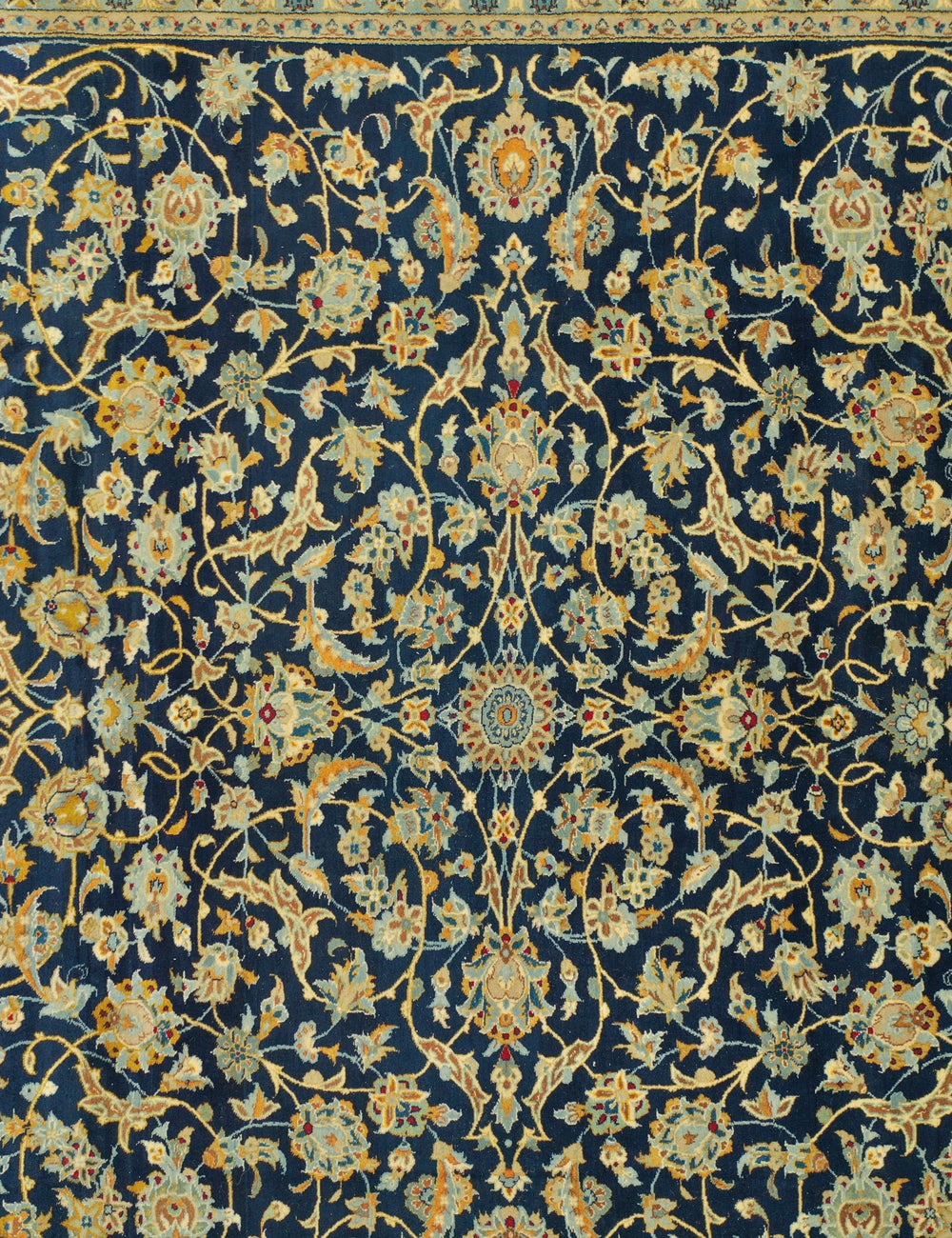 Afghan Vintage Sarouk Navy rug 333x227