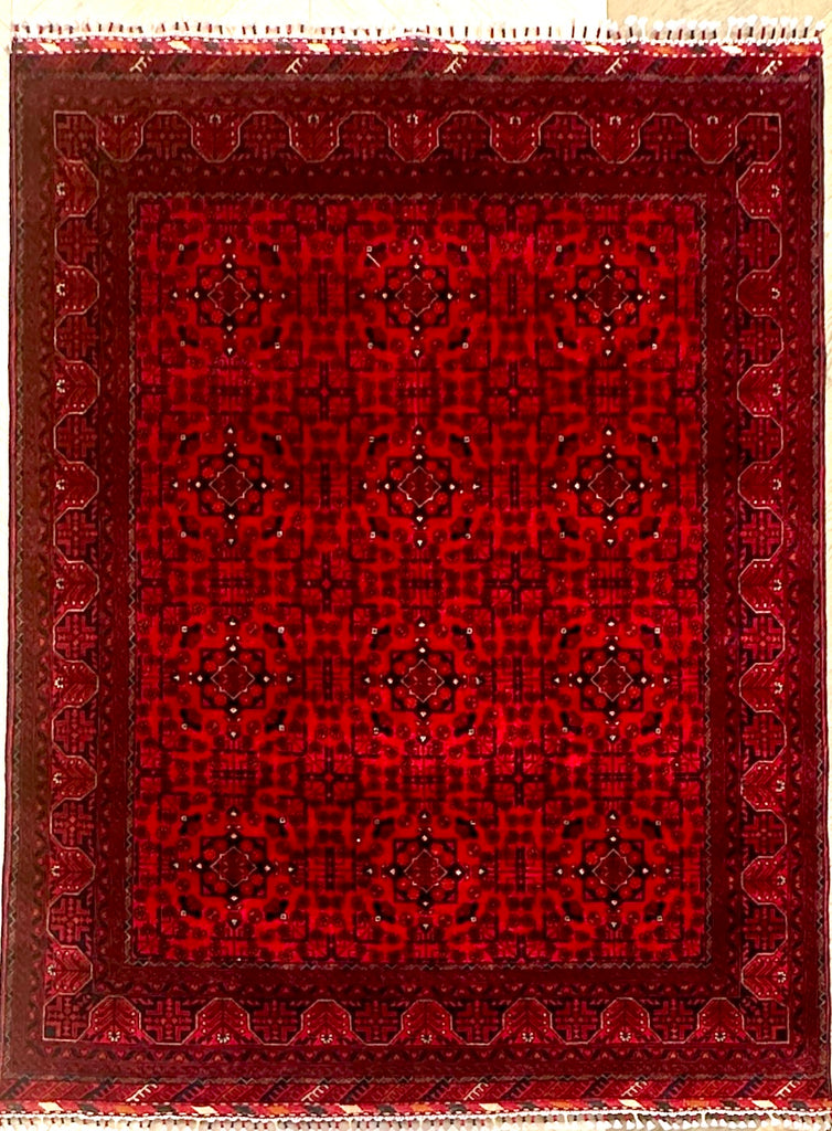 Afghan elephant foot rug 200x152 cm
