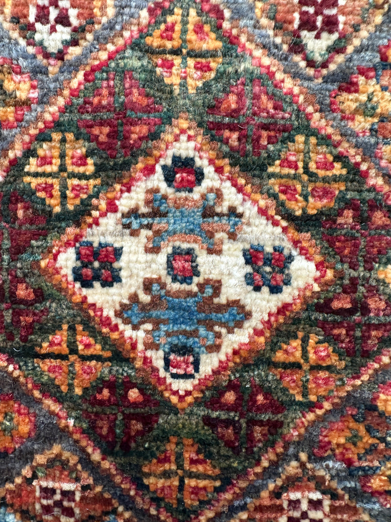 Afghan handmade rug,Chobi. Size: 214x142 cm