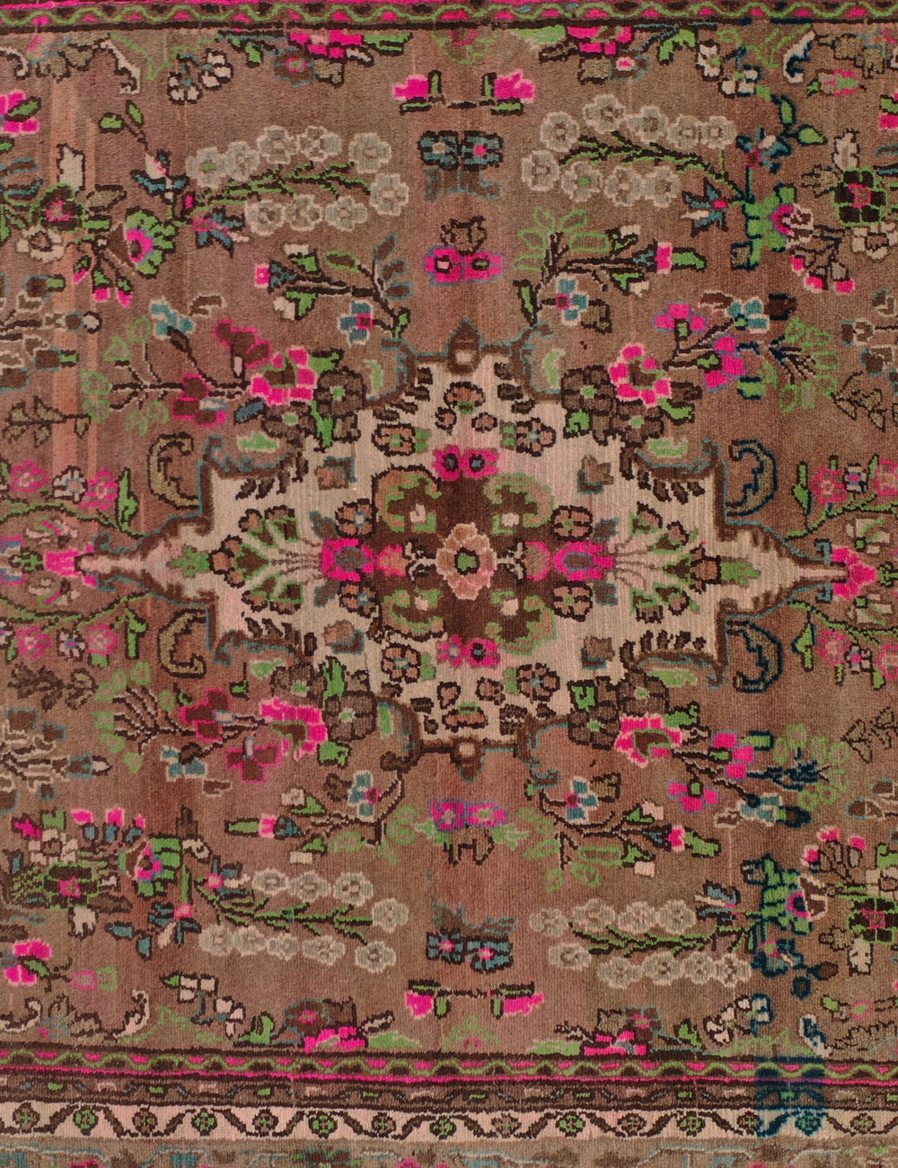 Afghan Vintage Sarouk rug 296x202
