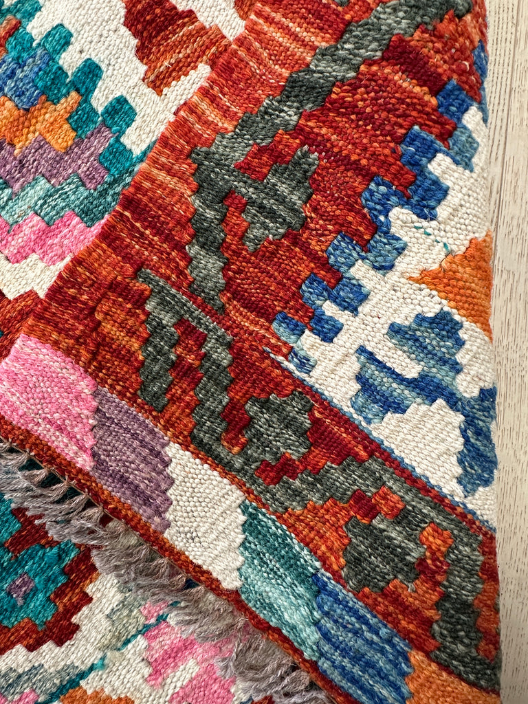 Afghan hand made Kilim runner 299x89 cm