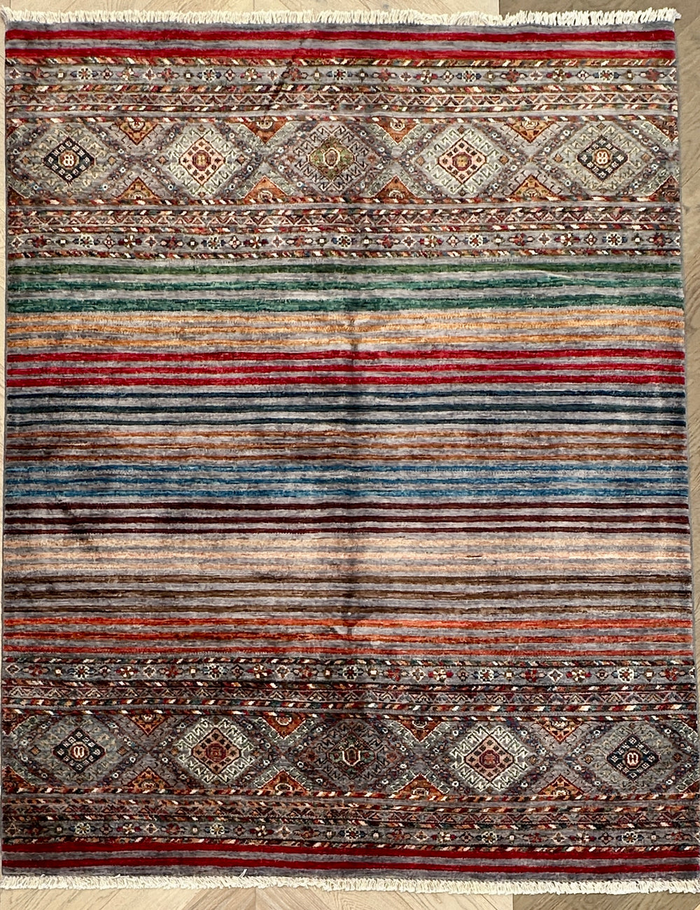 Afghan handmade rug,Chobi . Size: 191x150 cm