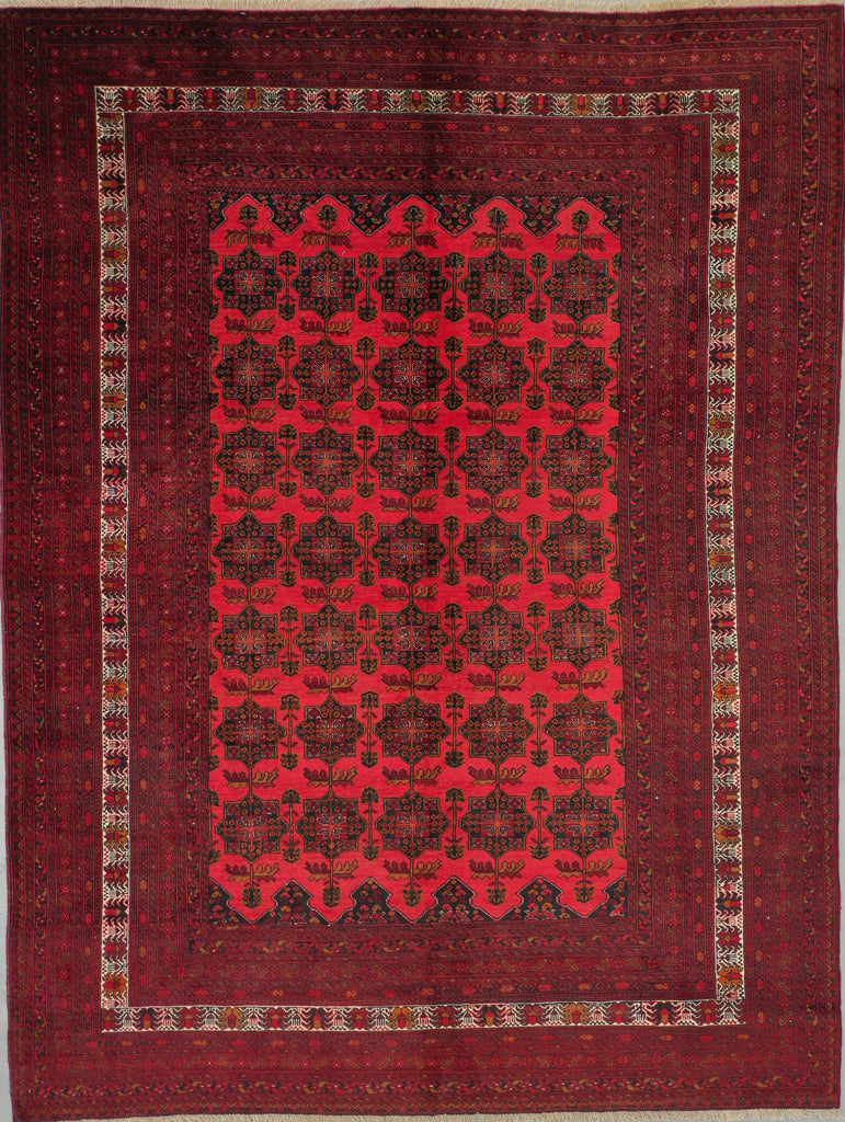 Afghan elephant foot rug 340x256cm