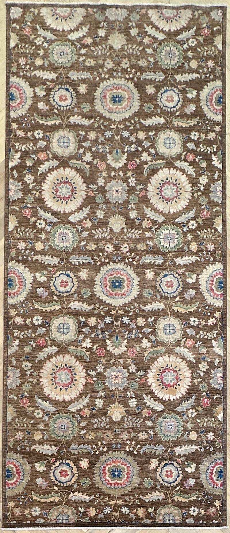 Afghan handmade rug,Chobi. Size:355x150 cm