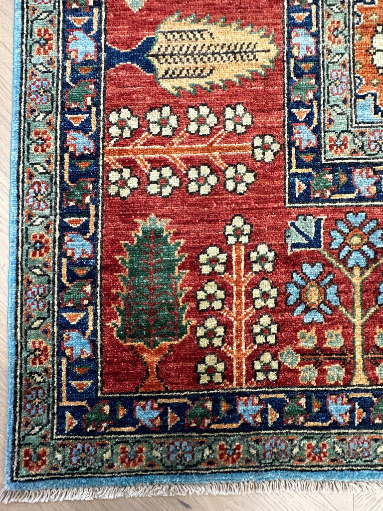 Afghan handmade rug,Chobi. Size:363x272cm