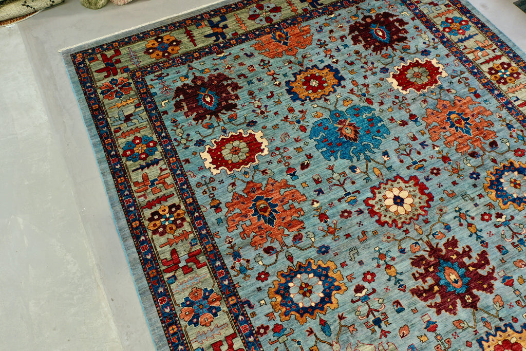 Chobi mid century rug 301x423cm