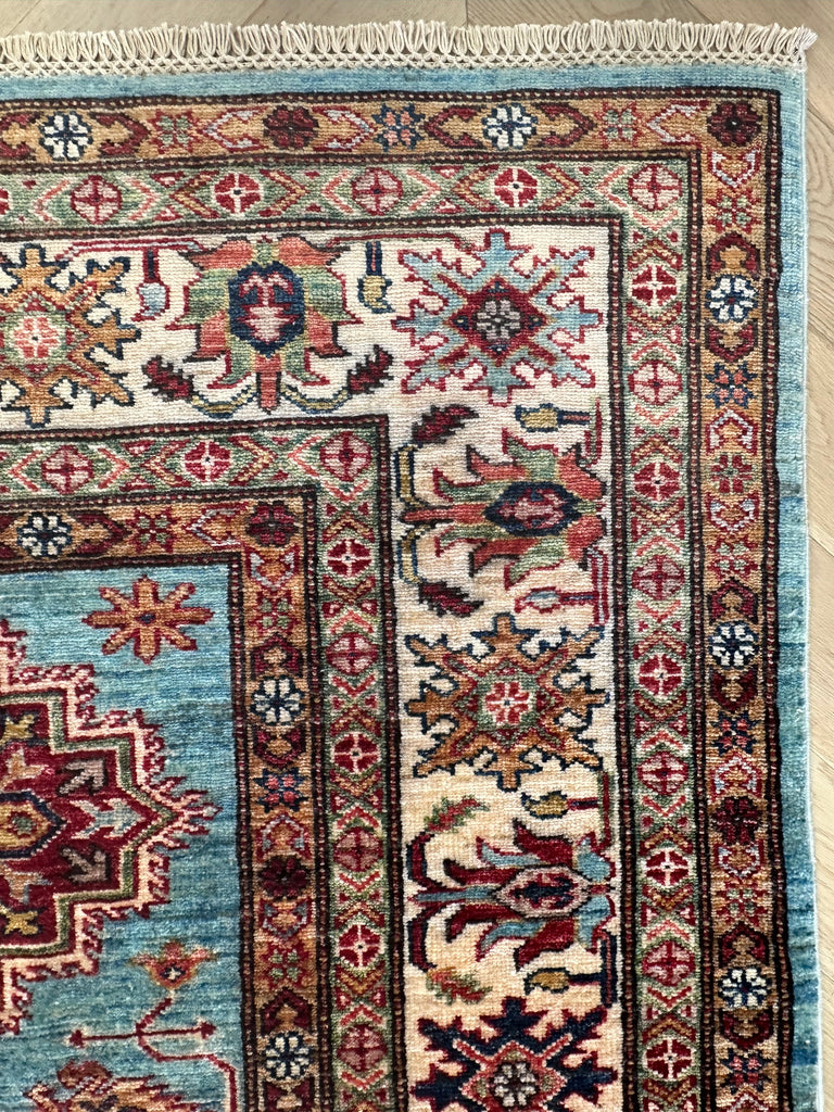 Afghan handmade rug,Chobi. Size:303x240cm