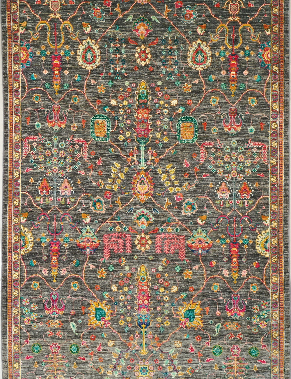 Stunning Gulrez Tribal Afghan rug 318x201cm