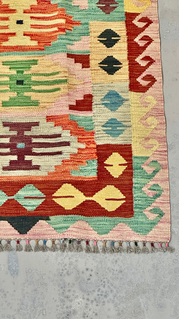 201x145cm Chobi Kilim #666