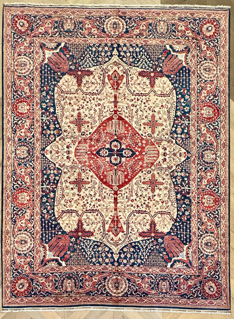 Afghan handmade rug,Chobi. Size:356x264cm