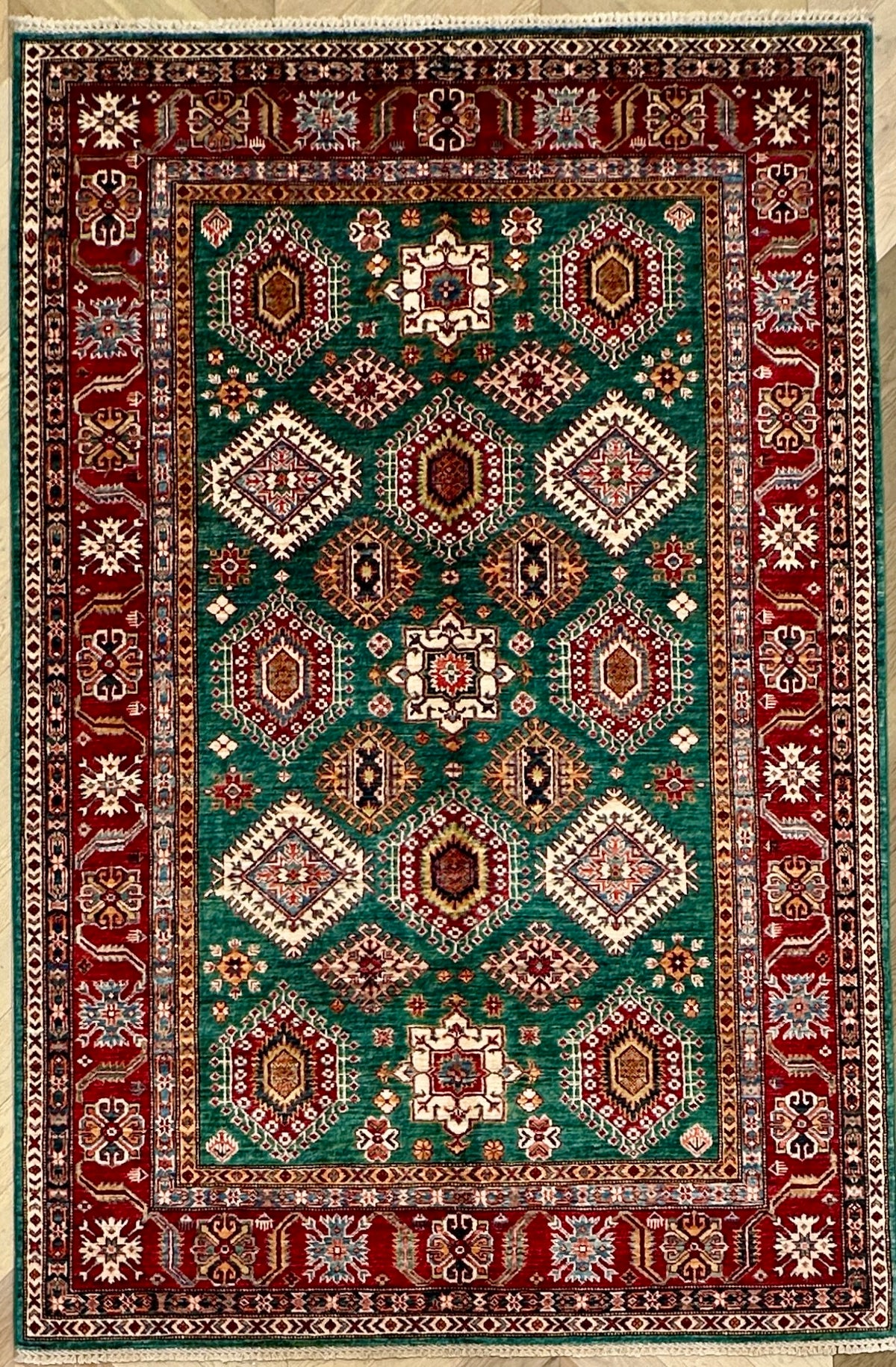 Afghan handmade rug,Chobi . Size: 269x178 cm