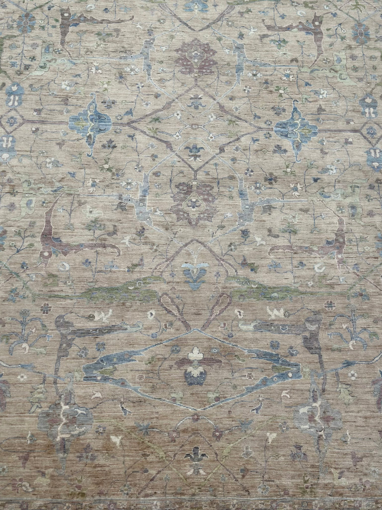 Afghan handmade rug,Chobi. Size:362x267 cm