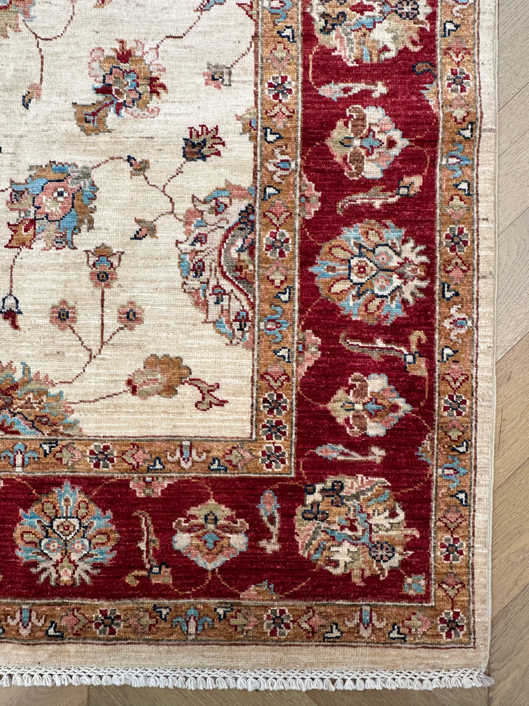 Afghan handmade rug,Chobi . Size: 293x198 cm