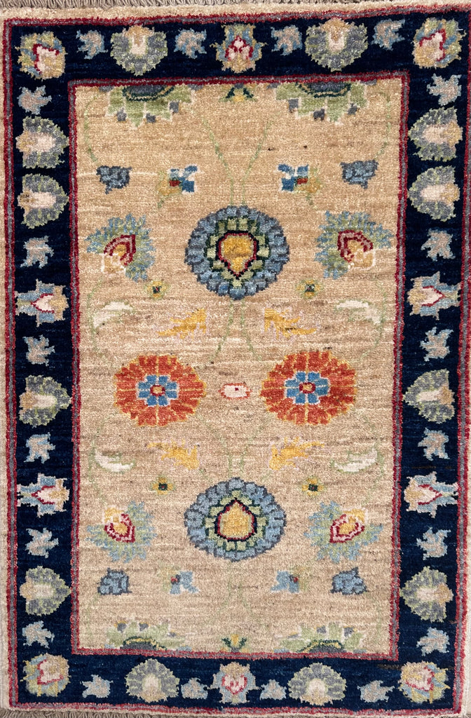 Handmade Afghan door mat rug