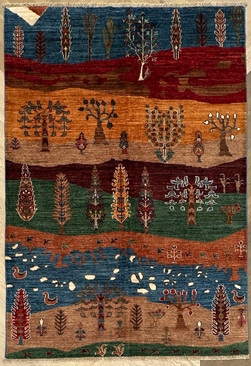Afghan handmade rug,Chobi . Size: 250x174 cm