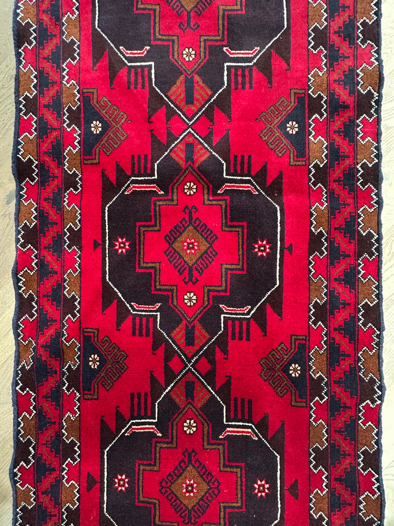 Tribal Baluchi handmade runner 202x91 cm