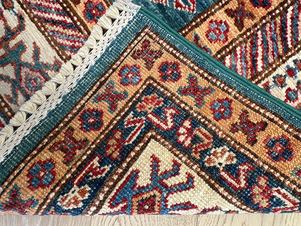 Afghan handmade rug,Chobi . Size: 220x150 cm