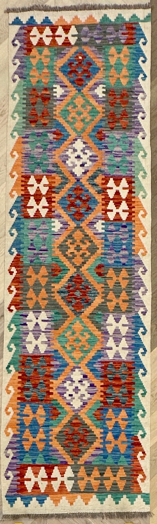 Afghan hand made Kilim runner 293x81cm