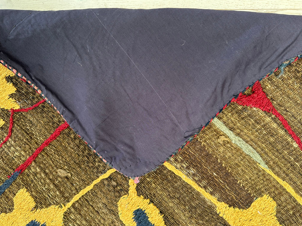 Afghan handmade tribal rug Suzani, size 270x160 cm