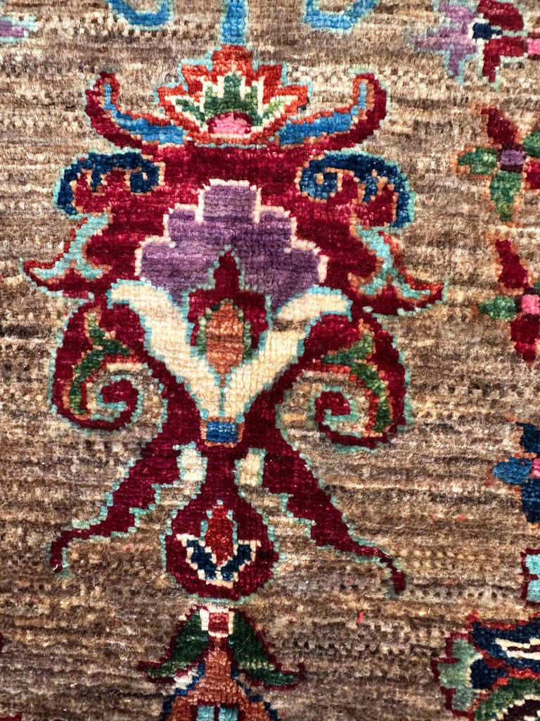 Afghan handmade rug,Chobi. Size:372x253 cm