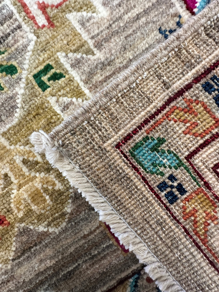 Afghan handmade rug,Chobi. Size:351x252 cm