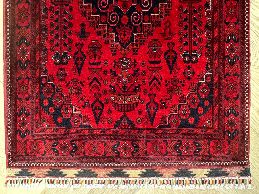 Afghan elephant foot runner 300x90 cm