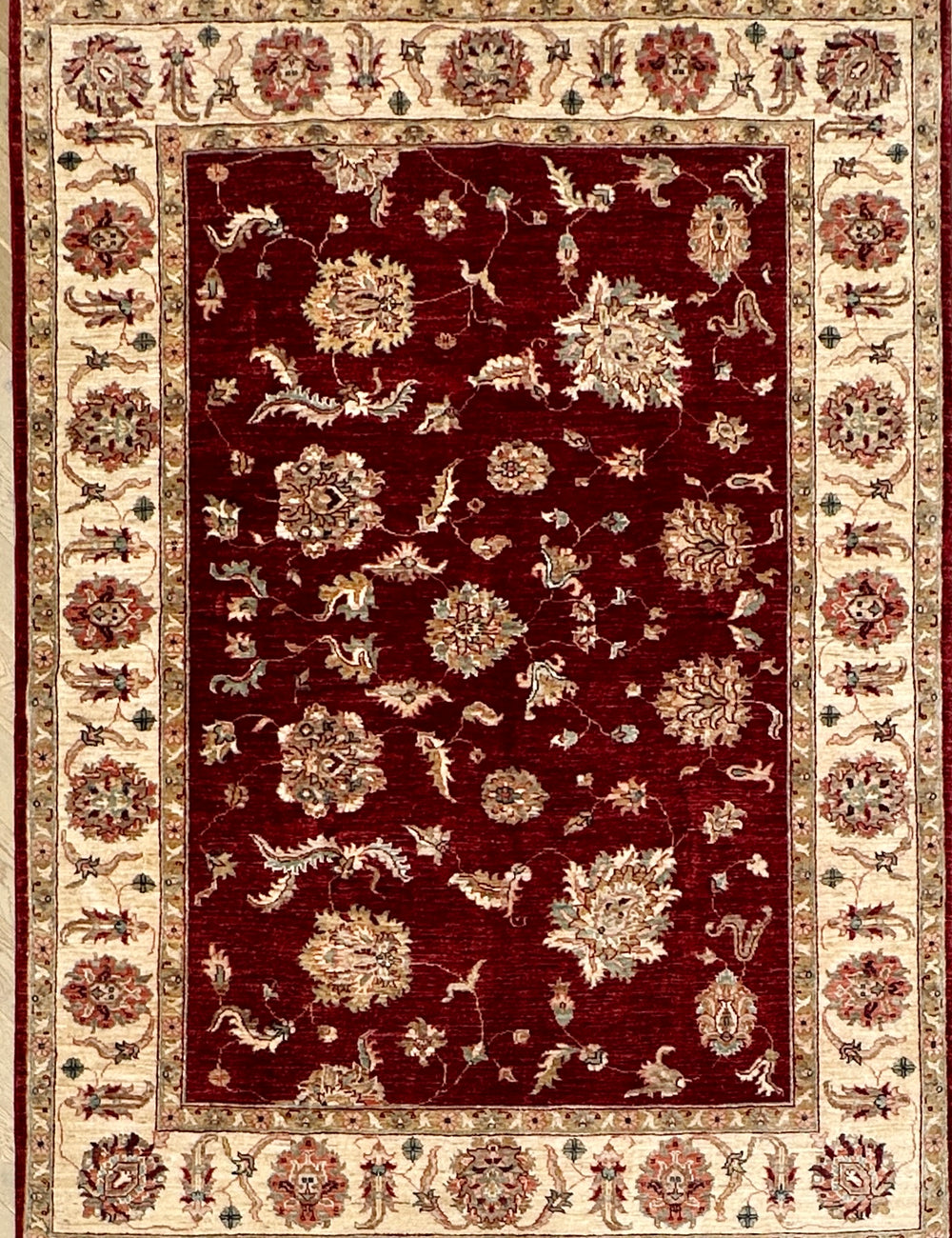 Afghan handmade rug,Chobi. Size: 238x176 cm loop