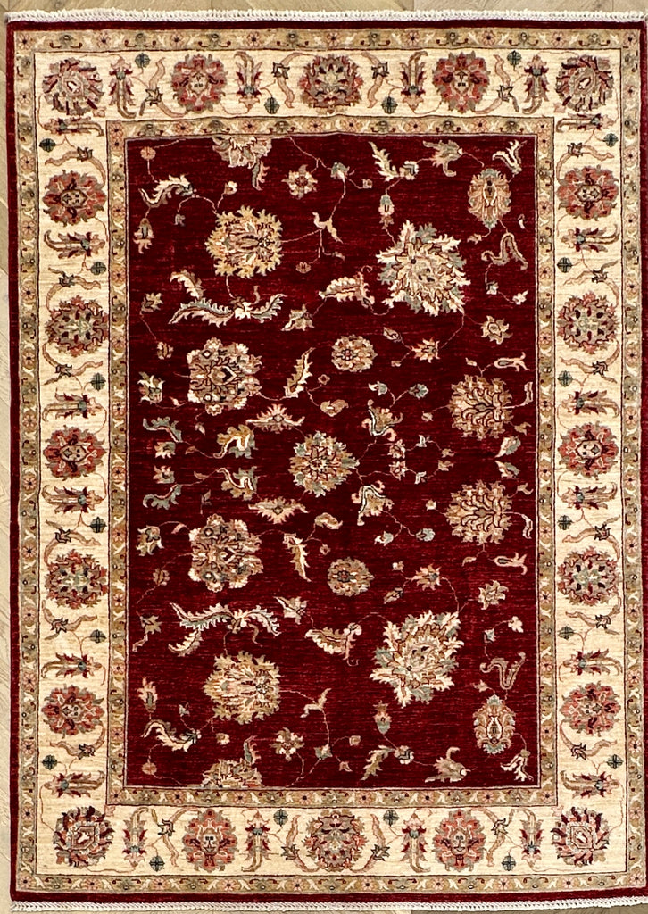 Afghan handmade rug,Chobi. Size: 238x176 cm loop