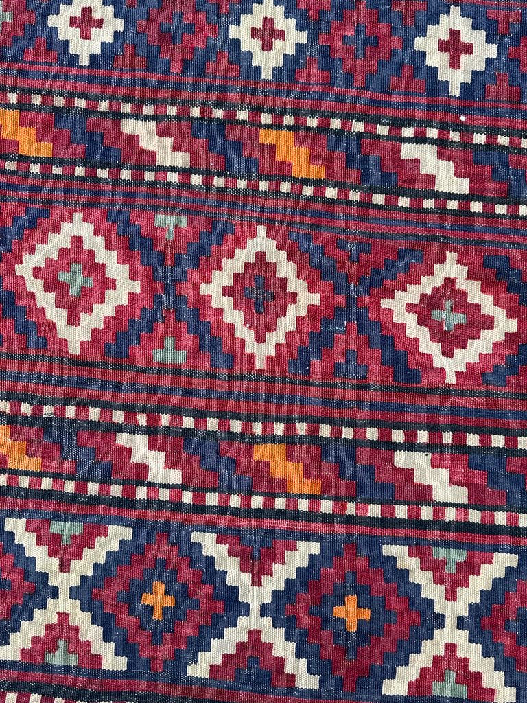 Handmade Herati Sumak Rug | 436x212 cm