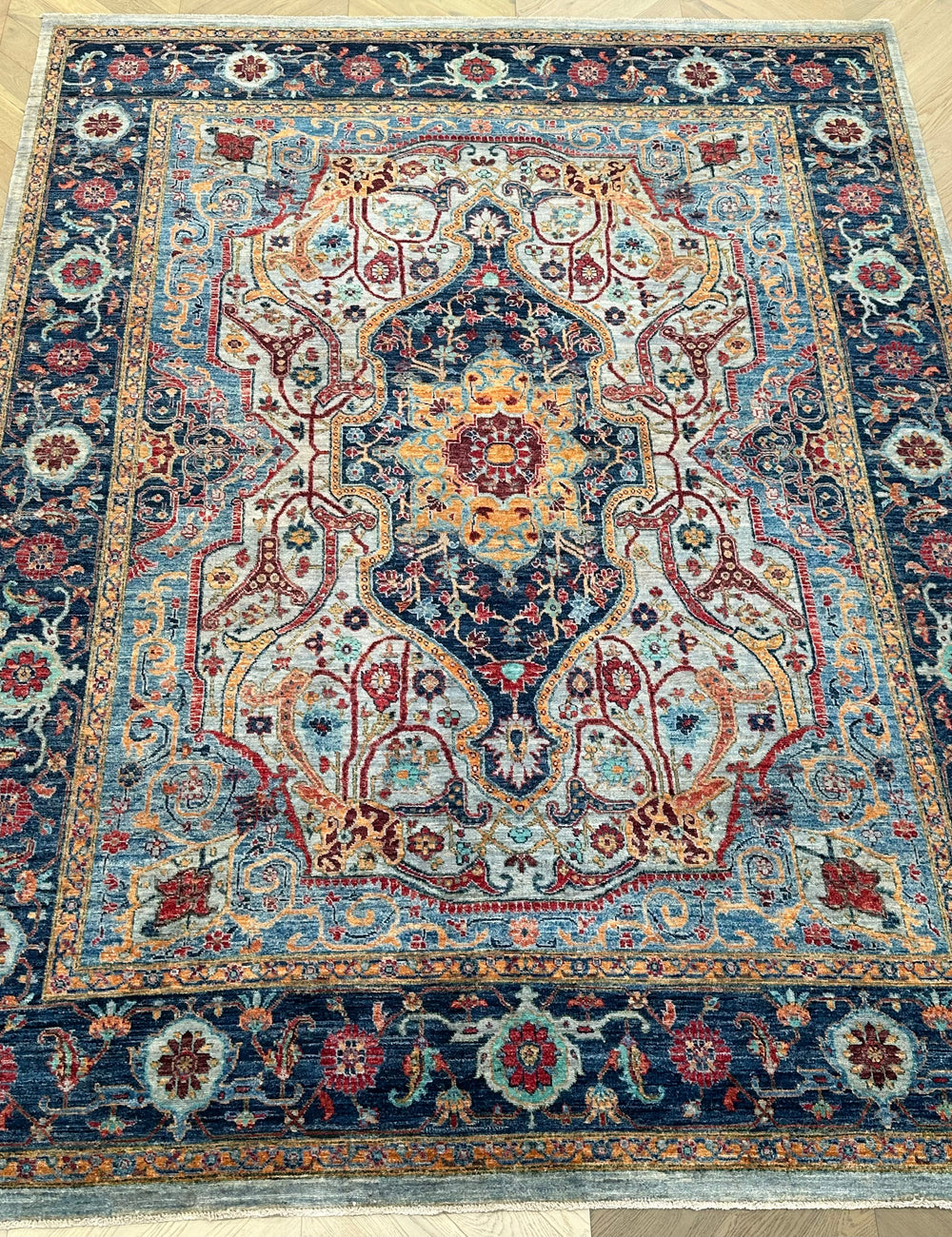 Afghan handmade rug,Chobi. Size:360x270cm