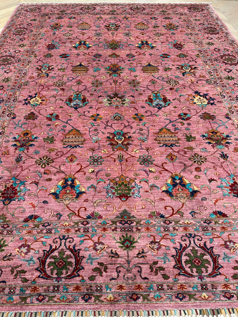 Afghan handmade rug,Chobi. Size:363x271cm