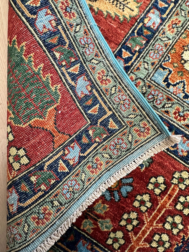 Afghan handmade rug,Chobi. Size:363x272cm