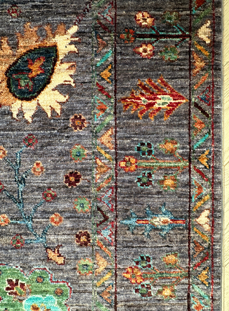 Afghan handmade rug,Chobi. Size: 226x148 cm