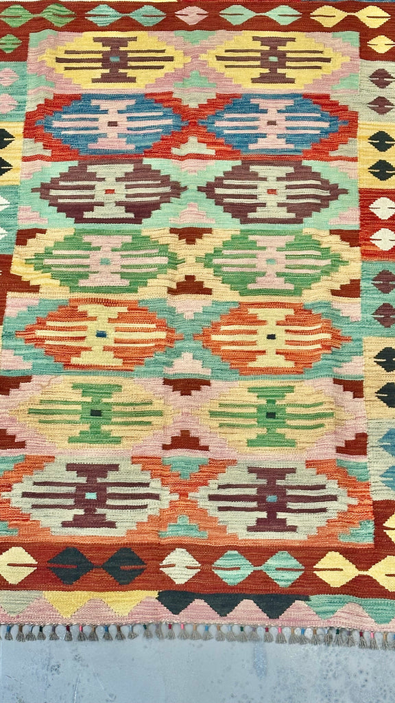 201x145cm Chobi Kilim #666