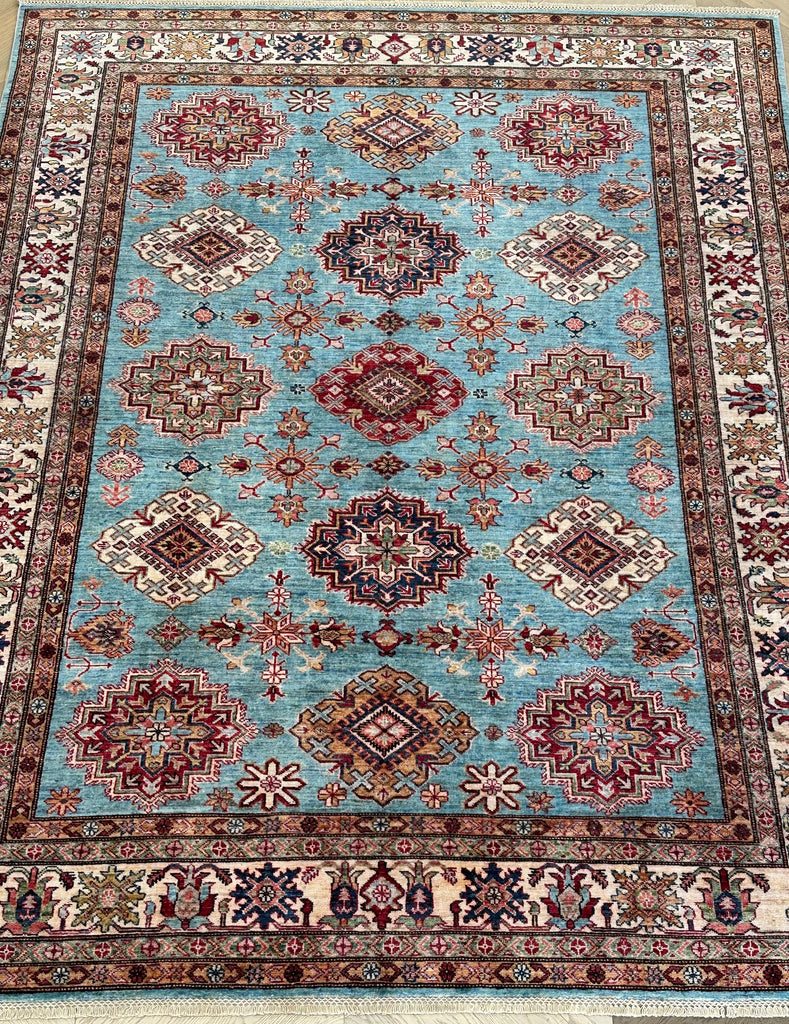Afghan handmade rug,Chobi. Size:303x240cm