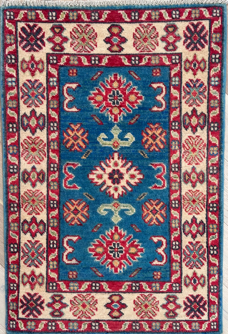 Handmade Afghan door mat rug - SamaRugs
